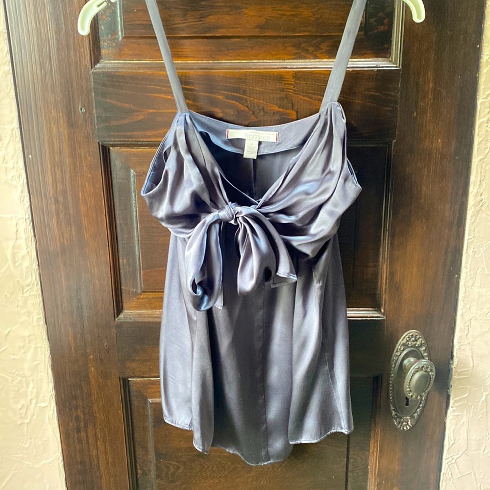 Banana Republic chrome silk tank
